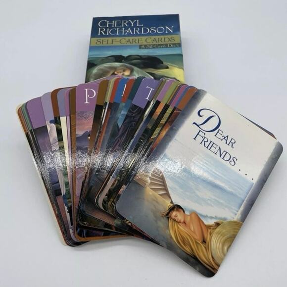 Self-Care Cards by Cheryl Richardson Inspirational 2001 Preowned Taro - Picture 8 of 9